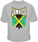 Jamaica distressed Flag T Shirt