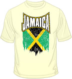 Jamaica distressed Flag T Shirt