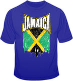 Jamaica distressed Flag T Shirt