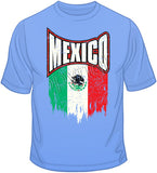 Mexico Distressed Flag T Shirt