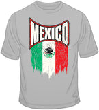 Mexico Distressed Flag T Shirt