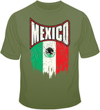 Mexico Distressed Flag T Shirt