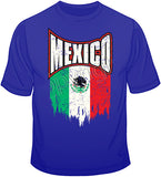 Mexico Distressed Flag T Shirt