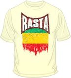 Rasta Distressed Flag T Shirt