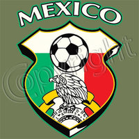 Mexico Soccer Shield T Shirt