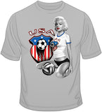 USA Soccer Marilyn T Shirt