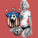 USA Soccer Marilyn T Shirt
