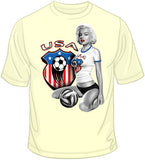 USA Soccer Marilyn T Shirt