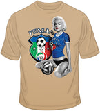 Italy Soccer Marilyn T Shirt
