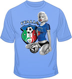 Italy Soccer Marilyn T Shirt