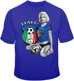 Italy Soccer Marilyn T Shirt