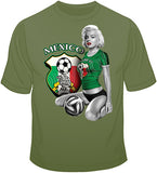 Mexico Soccer Marilyn T Shirt