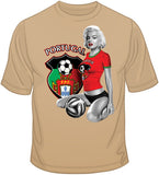 Portugal Soccer Marilyn T Shirt