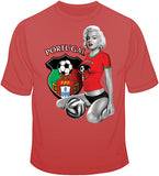 Portugal Soccer Marilyn T Shirt