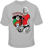 Portugal Soccer Marilyn T Shirt