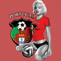 Portugal Soccer Marilyn T Shirt