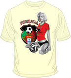 Portugal Soccer Marilyn T Shirt