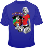 Portugal Soccer Marilyn T Shirt