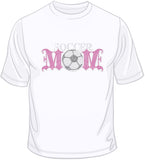 Soccer Mom - Rhinestones & Pink Nailheads T Shirt
