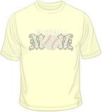 Baseball Mom - Rhinestones & Black Nailheads T Shirt