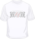 Baseball Mom - Rhinestones & Black Nailheads T Shirt