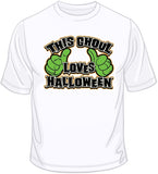 This Goul Loves Halloween - Neon T Shirt