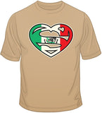 Super Mexican Heart T Shirt