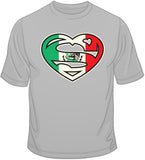 Super Mexican Heart T Shirt