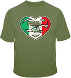 Super Mexican Heart T Shirt