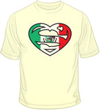 Super Mexican Heart T Shirt