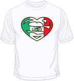 Super Mexican Heart T Shirt