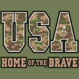 USA Home of the Brave T Shirt