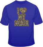 I Heart My Soldier T Shirt