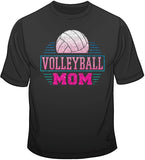 Volleyball Mom - Glitter T Shirt