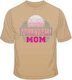 Volleyball Mom - Glitter T Shirt