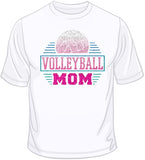 Volleyball Mom - Glitter T Shirt