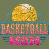 Basketball Mom - Glitter T Shirt