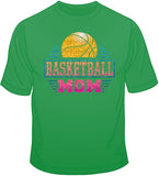 Basketball Mom - Glitter T Shirt