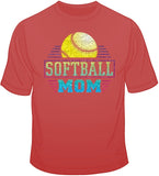Softball Mom - Glitter T Shirt