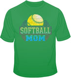 Softball Mom - Glitter T Shirt