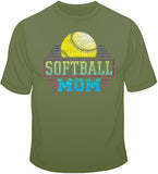 Softball Mom - Glitter T Shirt