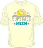Softball Mom - Glitter T Shirt