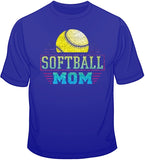 Softball Mom - Glitter T Shirt