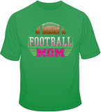 Football Mom - Glitter T Shirt