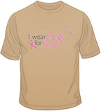 I wear Pink For Me - Breast Cancer Awareness T Shirt