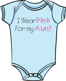 I Wear Pink For My Aunt - Breast Cancer Awareness T Shirt