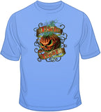 Flaming Pumpkin - Halloween  T Shirt