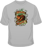 Flaming Pumpkin - Halloween  T Shirt
