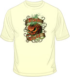 Flaming Pumpkin - Halloween  T Shirt