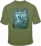 Ghost Gathering - Scary Halloween (oversized print) T Shirt